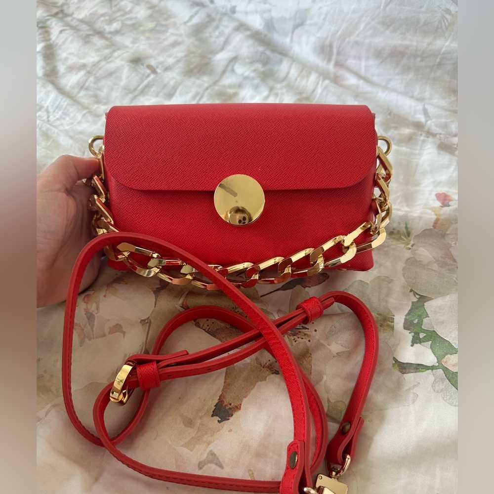 Leather handbag
